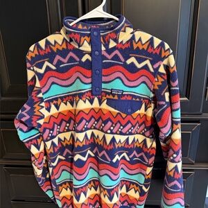 Patagonia Multicolor Zigzag Fleece Pullover